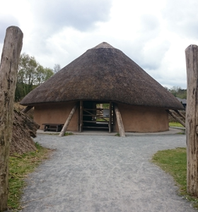 crannog in the heritage park